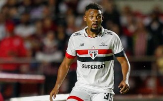 Sabino abriu o placar para o São Paulo (Foto: Miguel Schincariol / São Paulo FC)