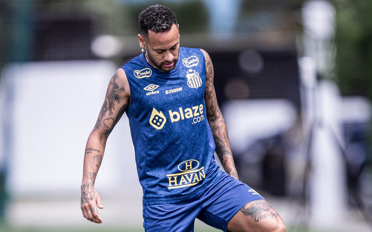 Neymar sentiu uma lesão na coxa esquerda nas quartas de final do Campeonato Paulista. (Foto: Raul Baretta/ Santos FC)