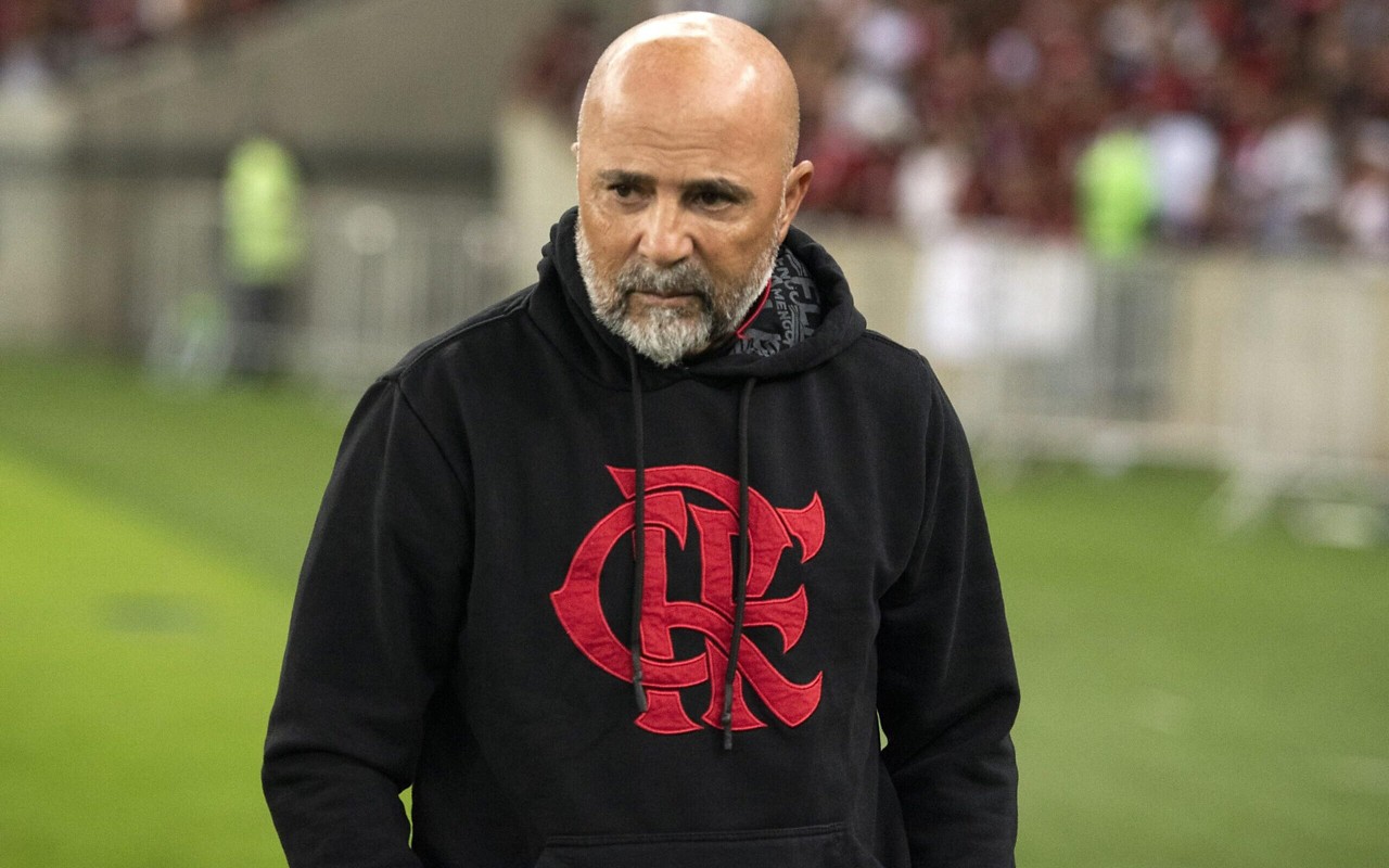 Jorge do Sampaoli, ex-técnico do Flamengo (Foto: Delmiro Junior/Photo Premium/Gazeta Press)