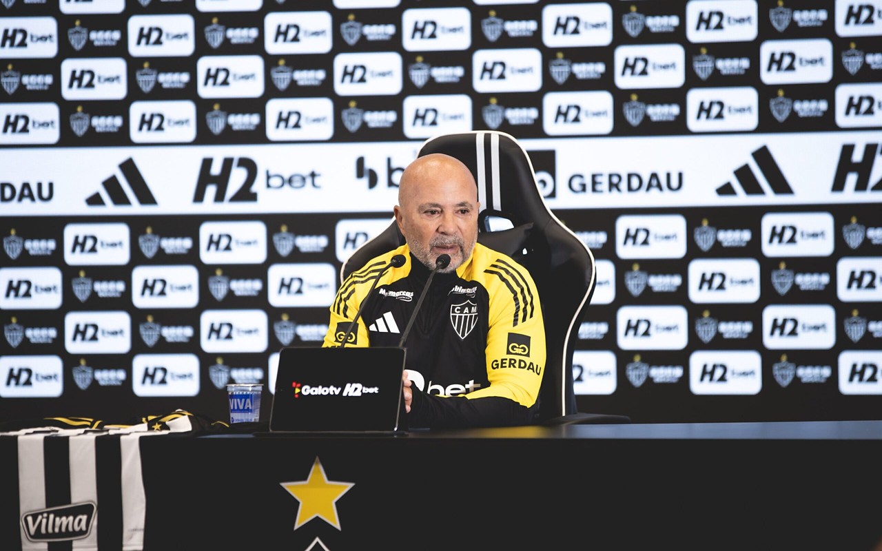 Jorge Sampaoli é o novo técnico do Atlético-MG (Foto: Pedro Souza/Atlético)