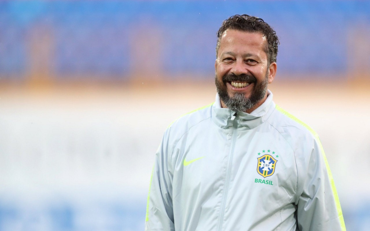 Cléber Xavier é o novo técnico do Santos (Foto: Lucas Figueiredo/CBF)