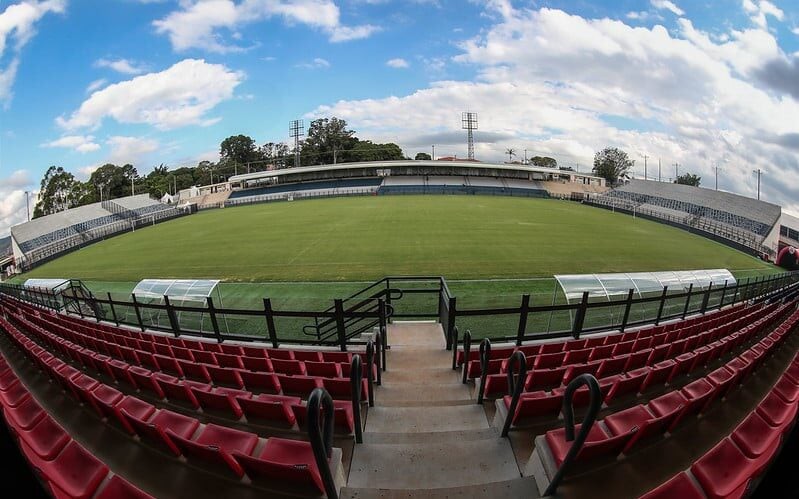 Estádio de Cícero de Souza Marques será a casa do Red Bull Bragantino durante reforma do Nabizão. (Foto: Ari Ferreira/Red Bull Bragantino)