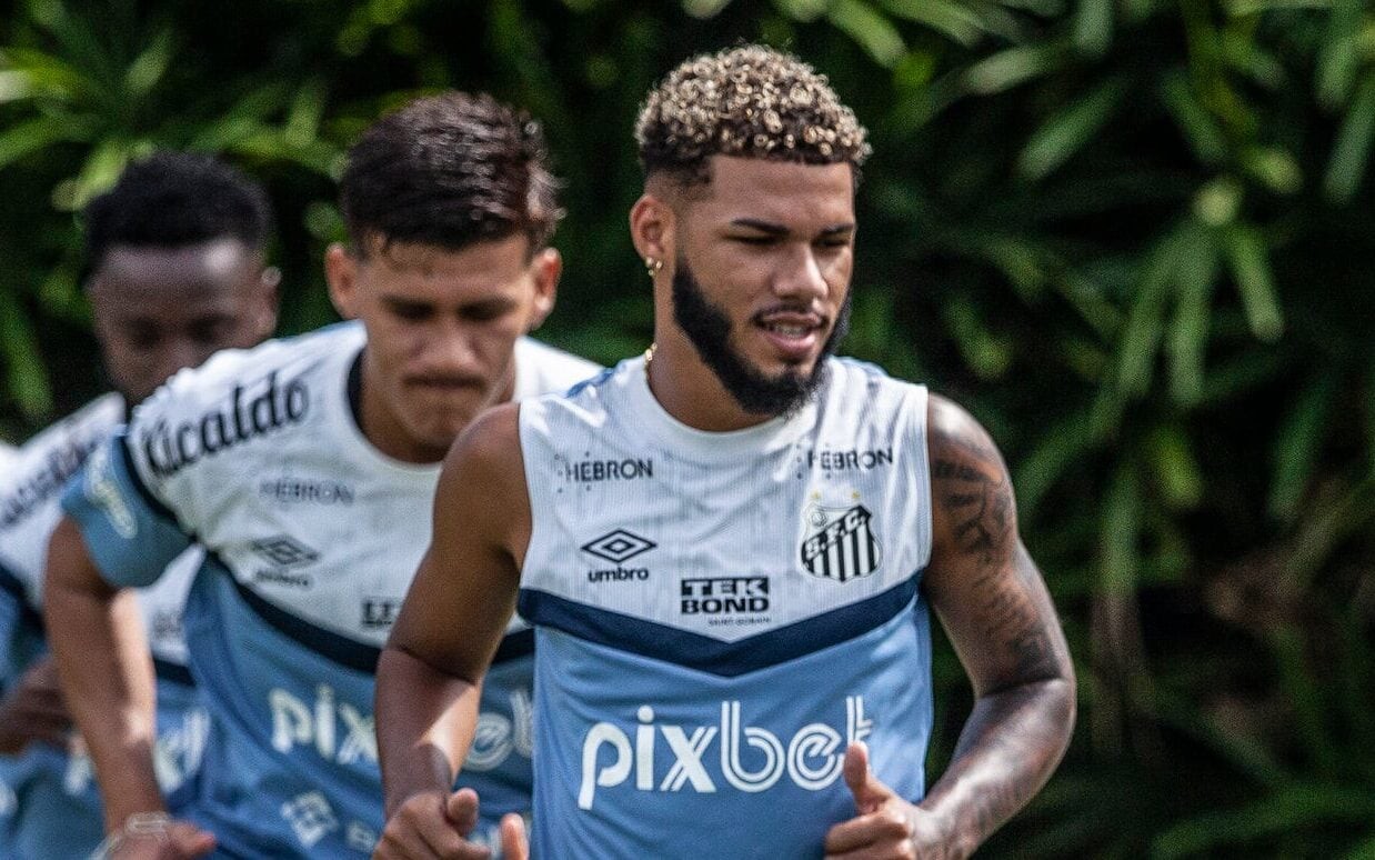 Nathan também deve deixar o Santos (Foto: Bruno Santoni / Santos FC)