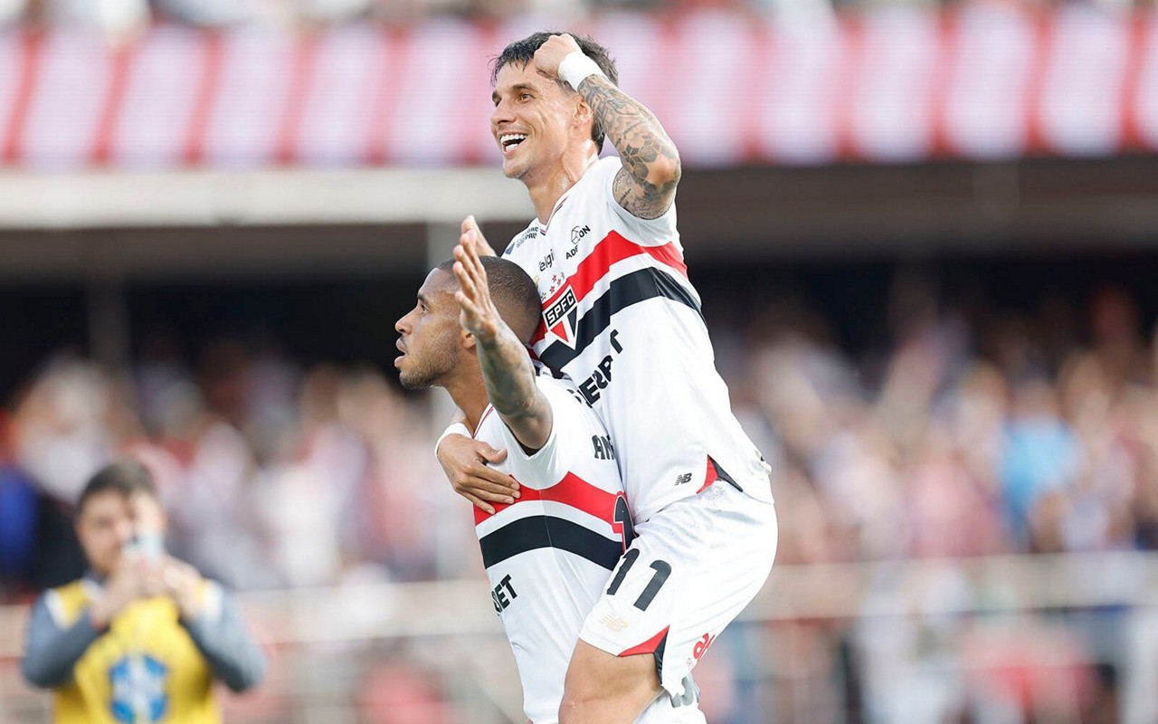 Tricolor tem dividido destaques no ataque com André Silva e Ferreira (Foto: Paulo Pinto / São Paulo FC)