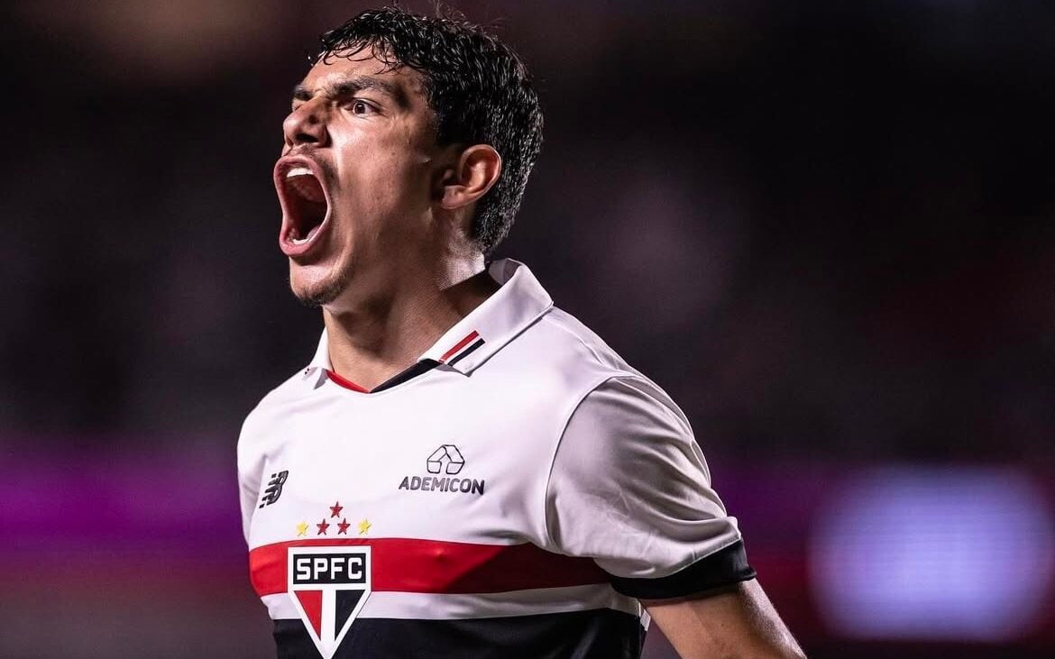 João Moreira durante partida pelo São Paulo (Foto: Arquivo pessoal)