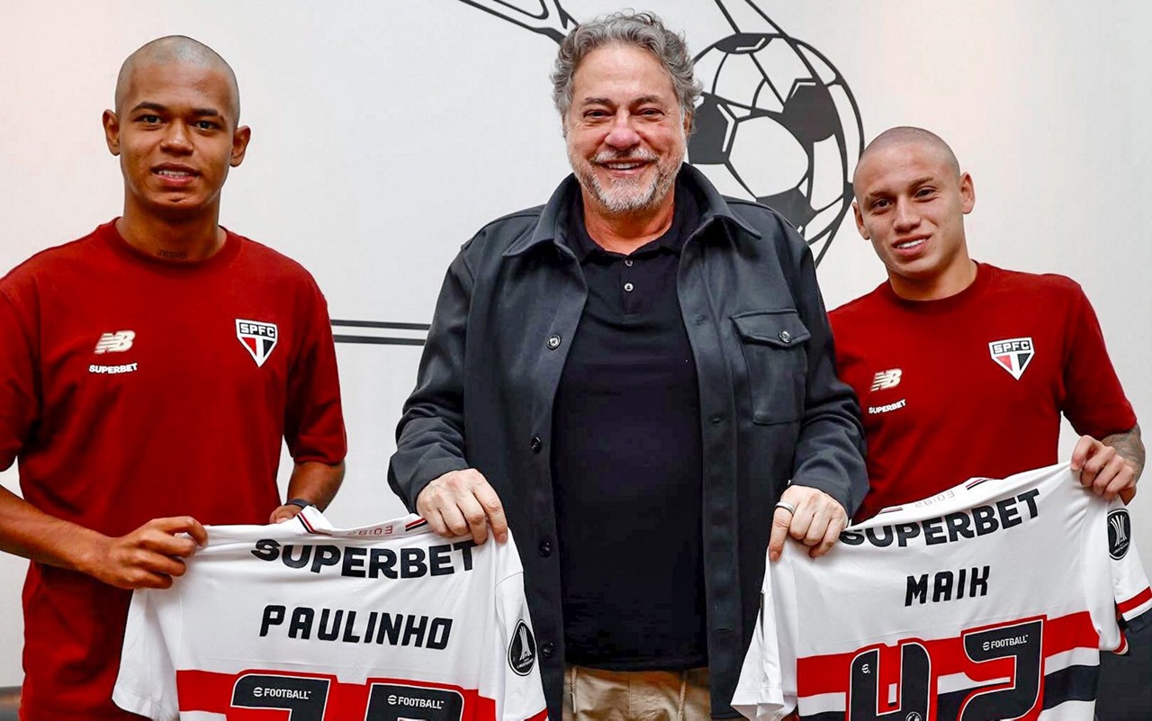 Jogadores tiveram renovação anunciada pelo São Paulo nesta tarde (Foto: Rubens Chiri / São Paulo FC)