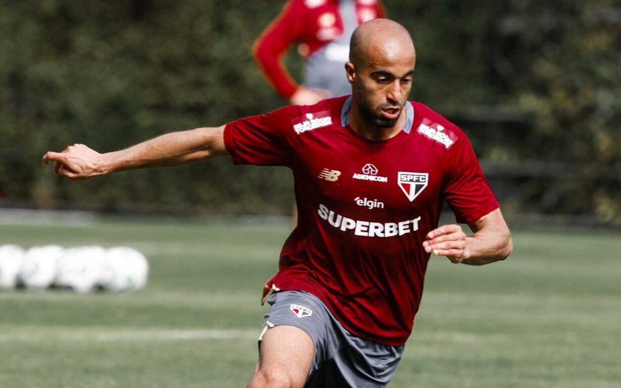 Lucas Moura não viajou para enfrentar o Flamengo (Foto: Divulgação/ São Paulo)