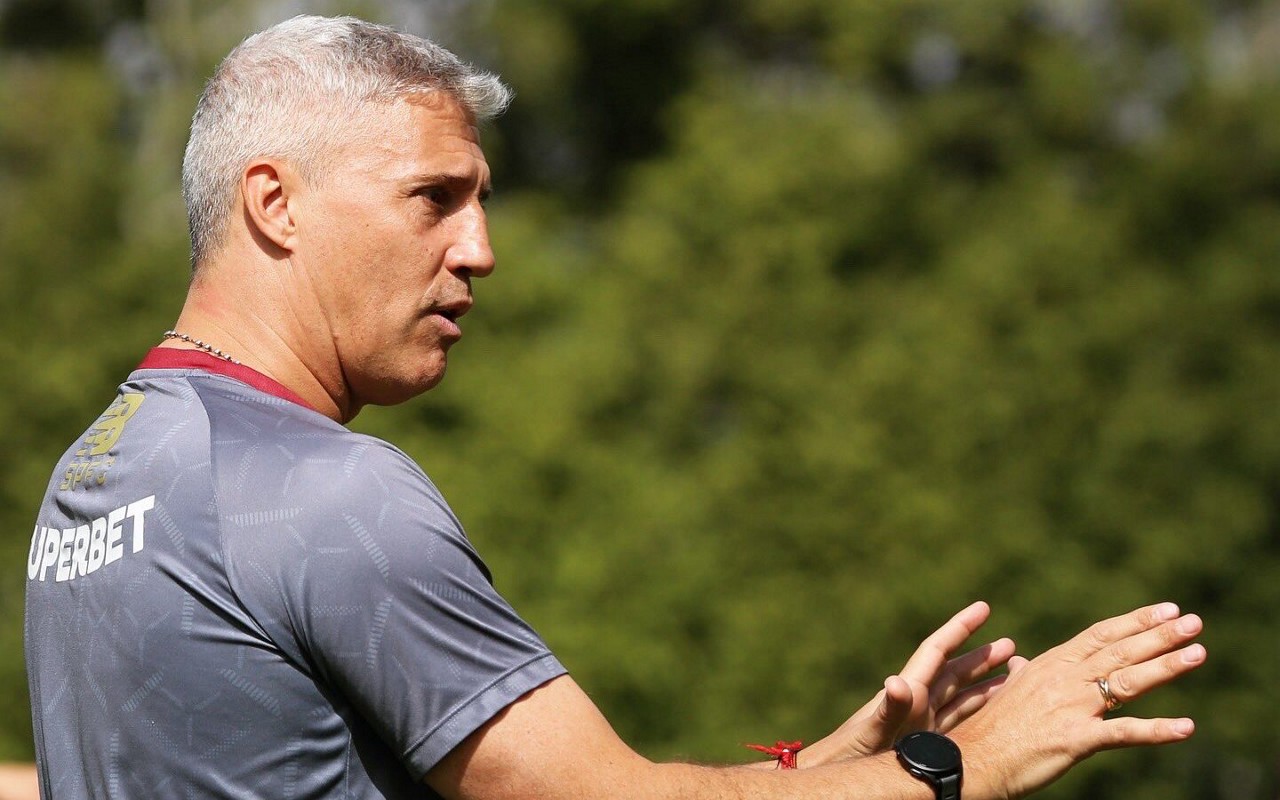Hernán Crespo pode apostar nas promessas da base contra o Sport (Foto: Pedro Guedes / São Paulo FC)