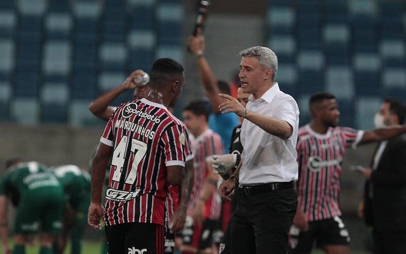 Crespo conquistou o título Paulista de 2021 (Foto: Rubens Chiri/saopaulofc.net)