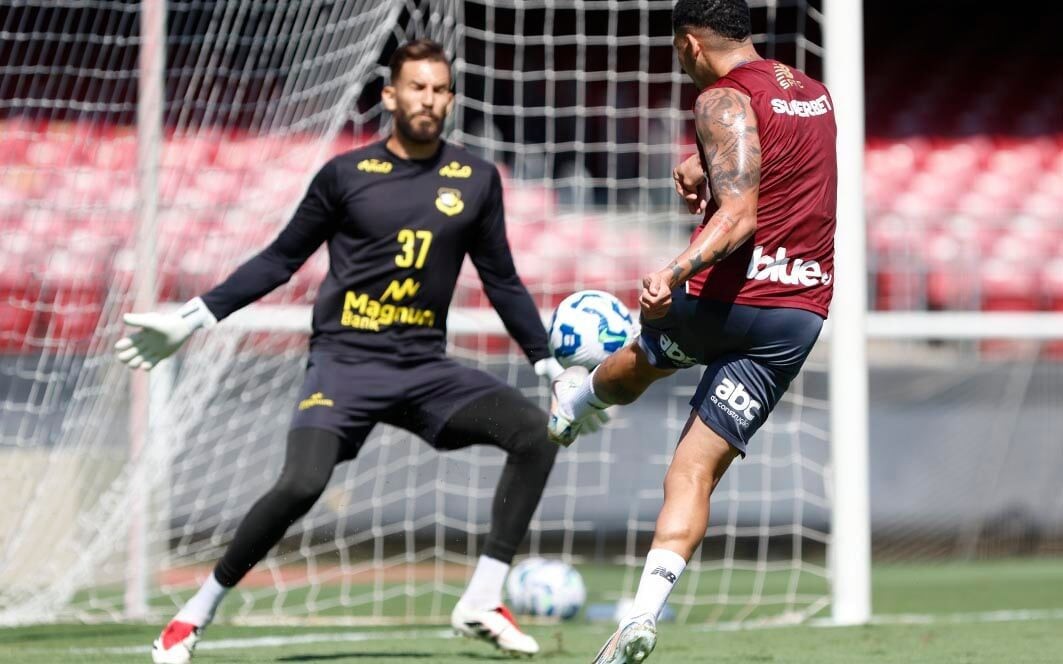 São Paulo venceu o São Bernardo em jogo treino (Fotos: Rubens Chiri / São Paulo FC)
