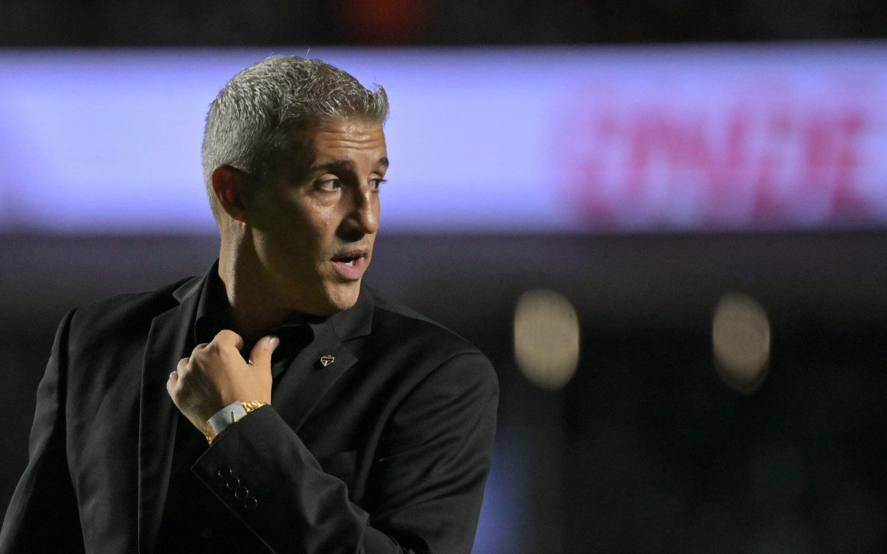Hernán Crespo mudou o rumo do São Paulo no atual Brasileirão (Photo by Nelson Almeida/ AFP)