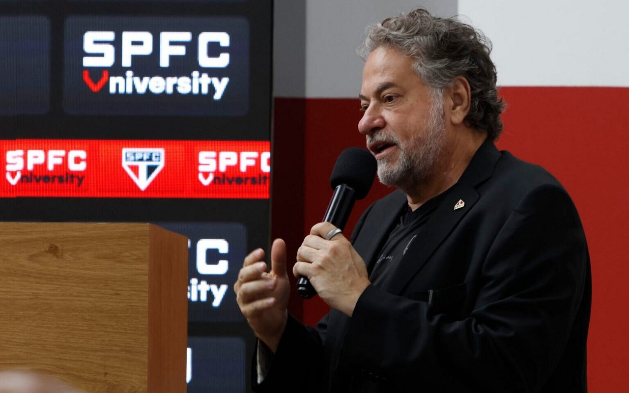 Julio Casares, presidente do São Paulo, encerra seu mandato no ano que vem (Foto: Divulgação/São Paulo)