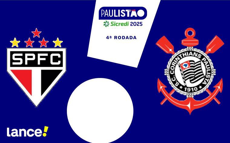 São Paulo e Corinthians se enfrentam no Majestoso (Foto: Arte LANCE!)