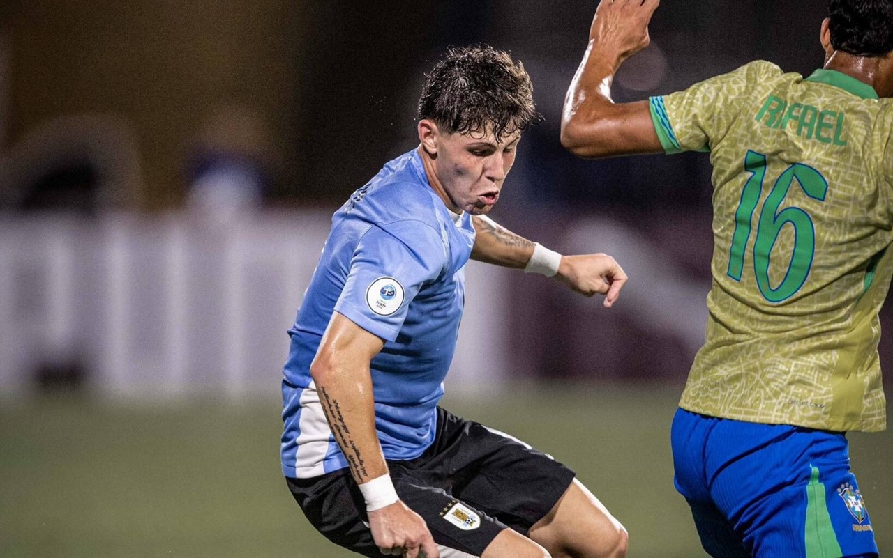 Brasil x Uruguai pelo Sul-Americano sub-17 (foto: X da Seleção Uruguaia)