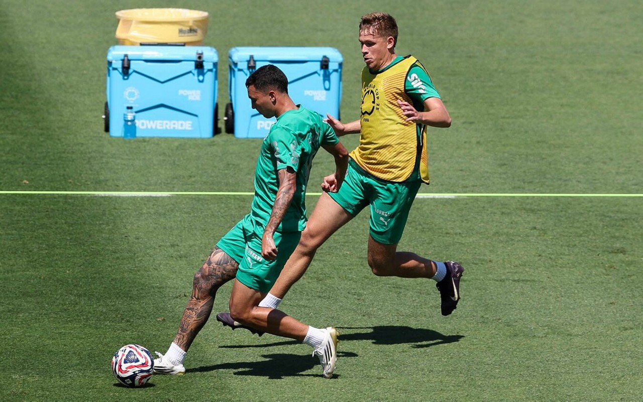 Palmeiras treinou de olho no Inter Miami (Foto: Cesar Greco/Palmeiras/by Canon)