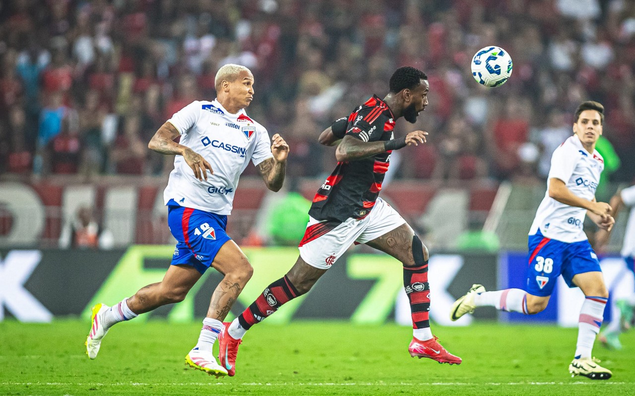 Partida entre Flamengo e Fortaleza, pelo Brasileirão (Foto: Baggio Rodrigues/Fortaleza EC)
