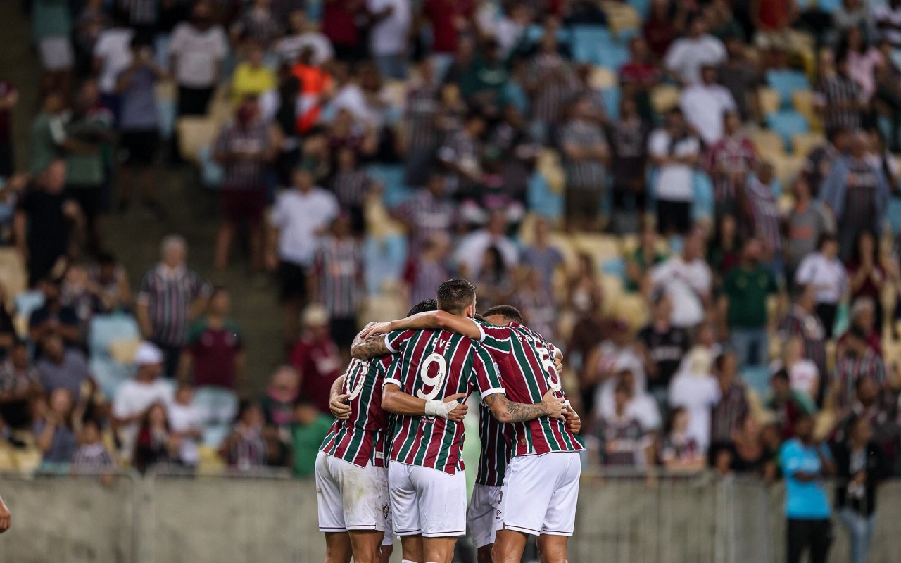Fluminense em campo no Maracanã (Foto: Marcelo Gonçalves/FFC)