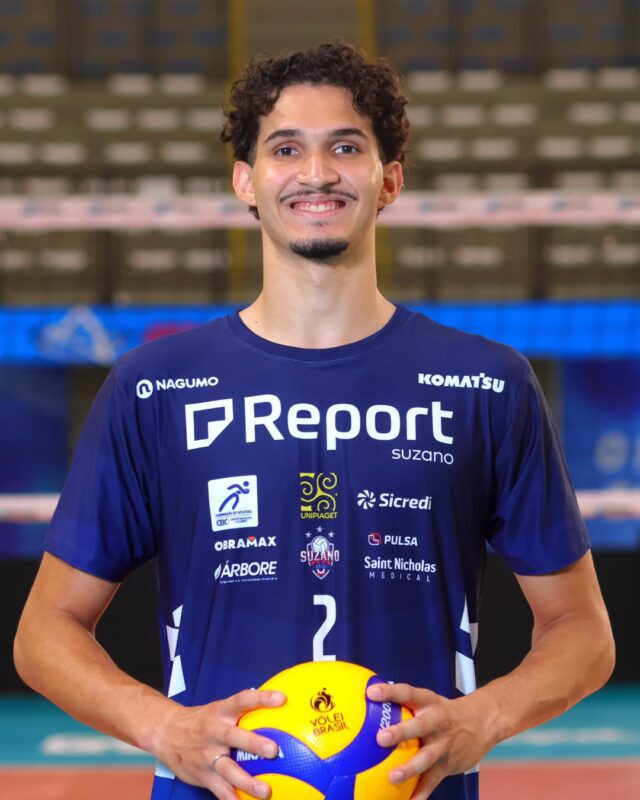 Semifinalista da Superliga 24/25, central Flávio Neves reforça o MOC Vôlei