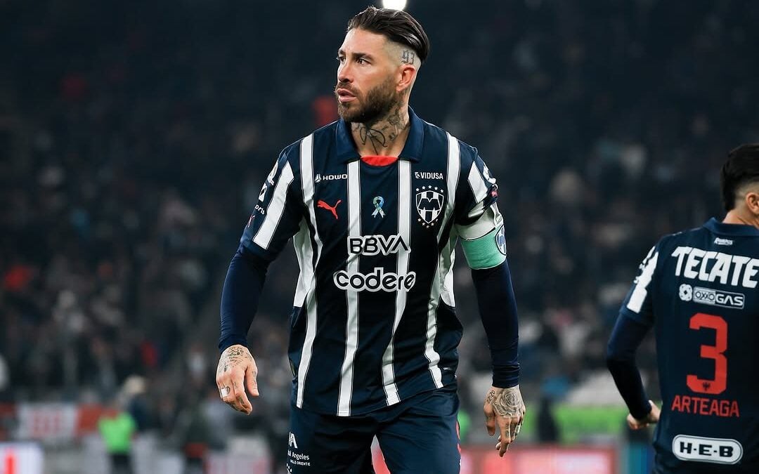 Sergio Ramos em ação pelo Monterrey (Foto: Reprodução/Instagram)