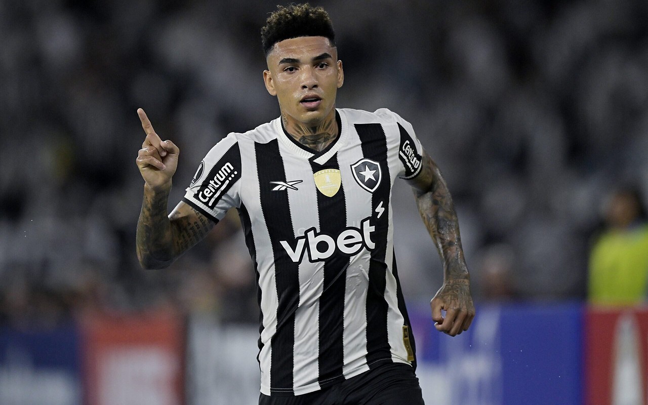 Igor Jesus foi o destaque do Botafogo diante da Universidad de Chile (Foto: Alexandre Loureiro/AGIF)