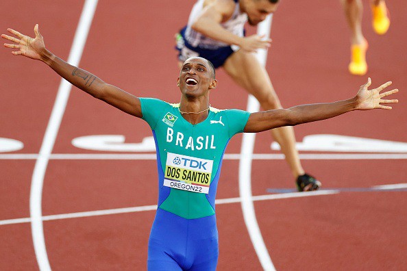 Alison dos Santos fez história para o Brasil, em Eugene