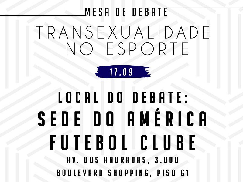 Debate visa discutir questões sociais, médicas e jurídicas da inclusão de atletas transexuais