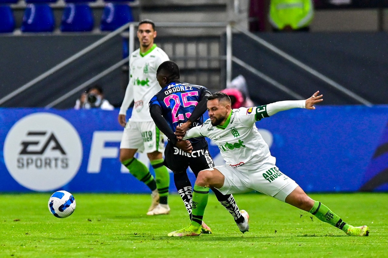 Pela Libertadores 2022, o América acabou derrotado pelo Independiente del Valle, no Equador, por 3 a 0