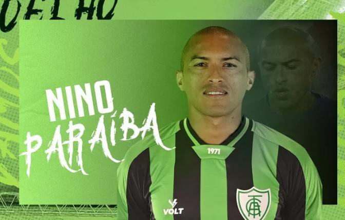 O lateral-direito Nino Paraíba assinou com o América até o fim da próxima temporada.