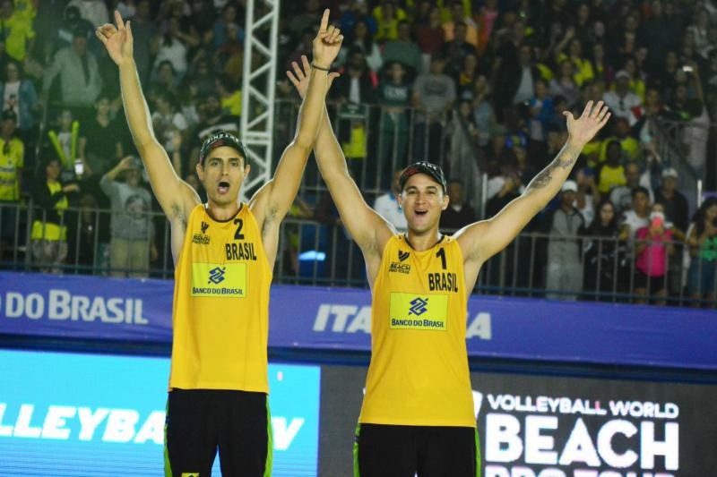 André e George foram campeões da primeira etapa do Sul-Americano em Santiago
