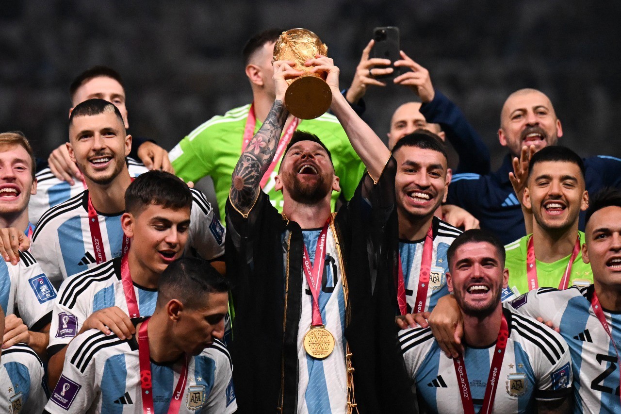Argentina conquistou a terceira taça da Copa do Mundo