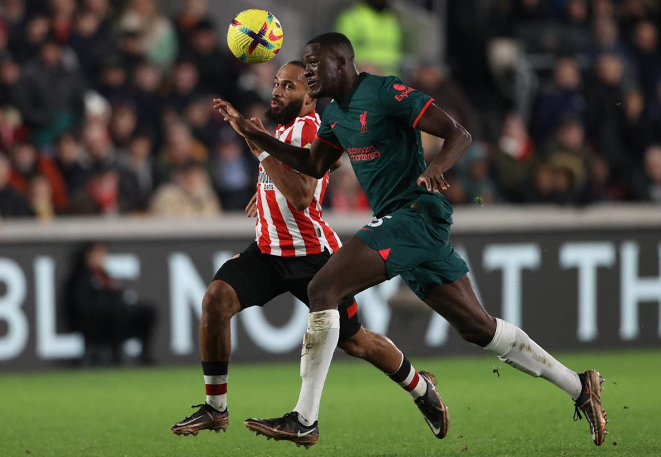 Liverpool perdeu para o Brentford por 3 a 1