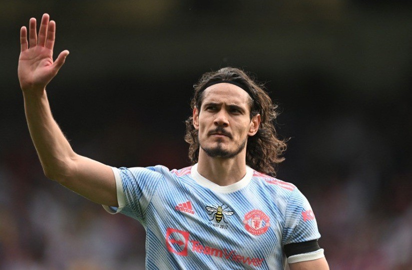 Uruguaio Edinson Cavani se despediu do Manchester United