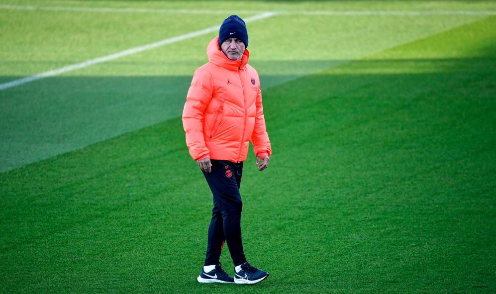 Técnico do PSG Christophe Galtier