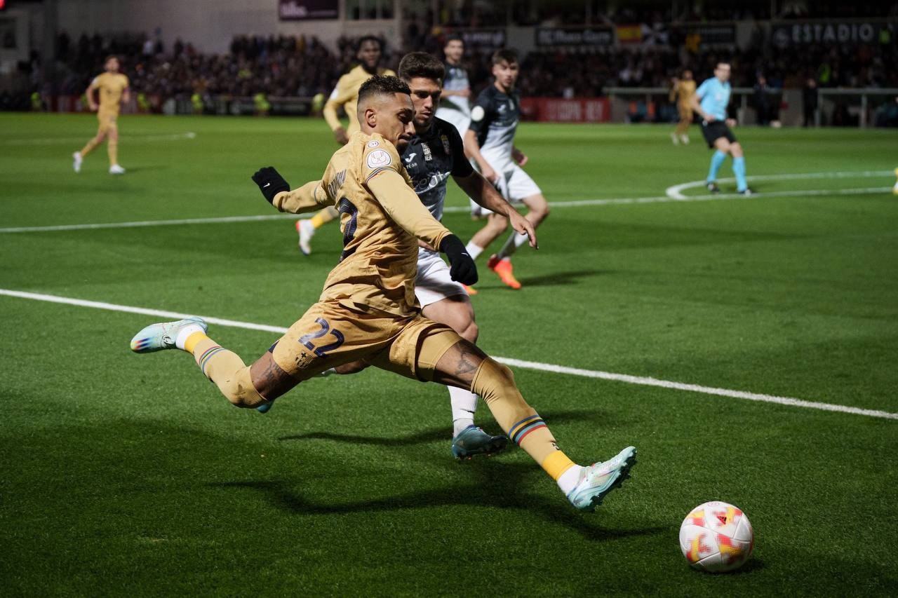 Raphinha foi um dos destaques da partida contra o Ceuta