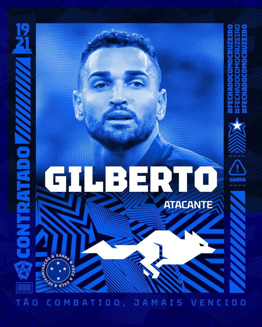 Gilberto é confirmado como reforço do Cruzeiro