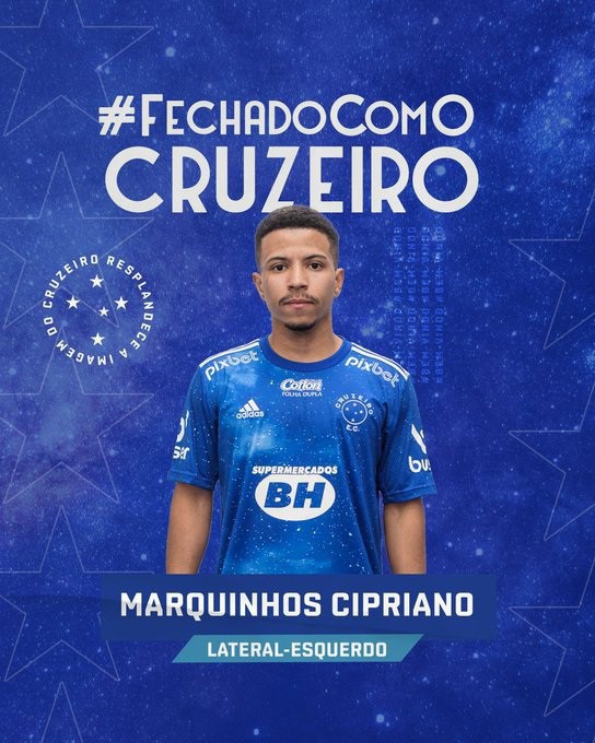 Cipriano é anunciado como novo reforço do Cruzeiro