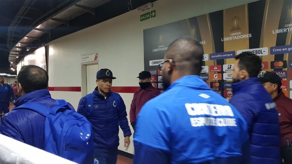 Cruzeiro já chegou ao mítico estádio argentino