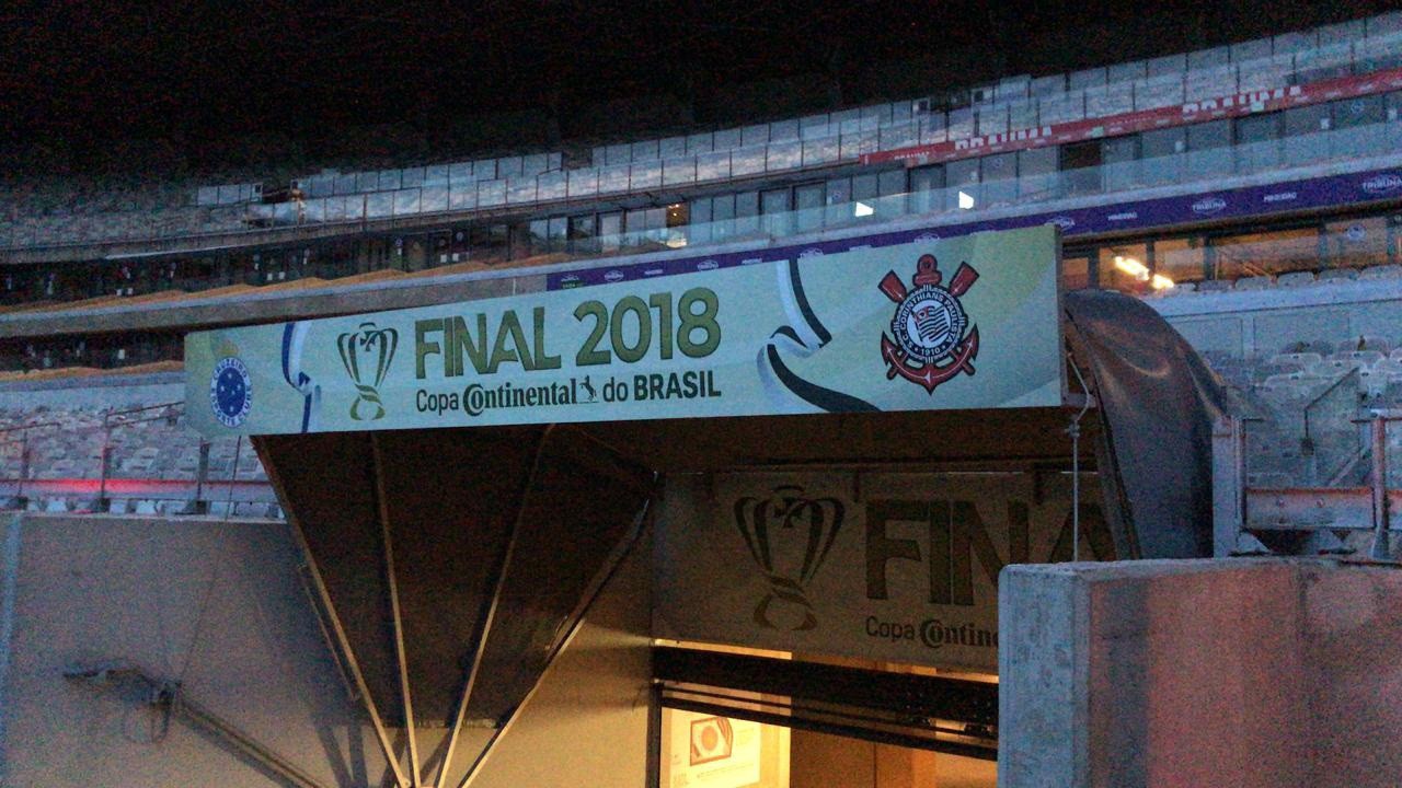 Mineirão já está com a identidade visual da grande decisão da Copa do Brasil