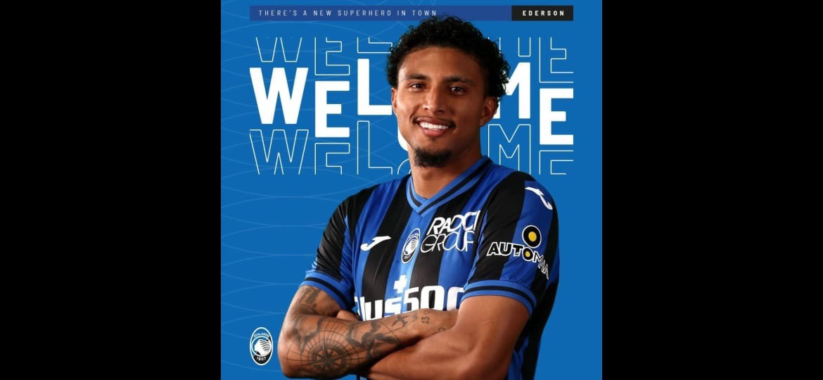 Volante Éderson teve a contratação confirmada pelo Atalanta, da Itália