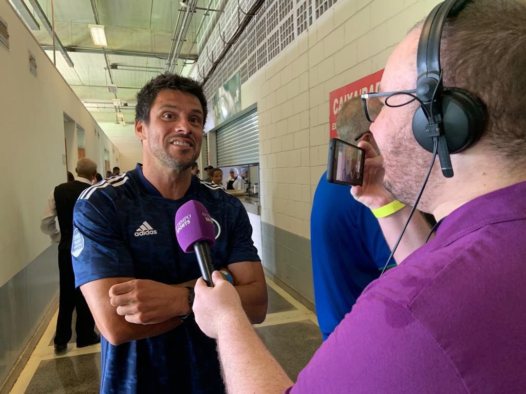 Fabrício conversou com a rádio Super 91,7 FM pouco antes de a bola rolar para Cruzeiro e Athletic