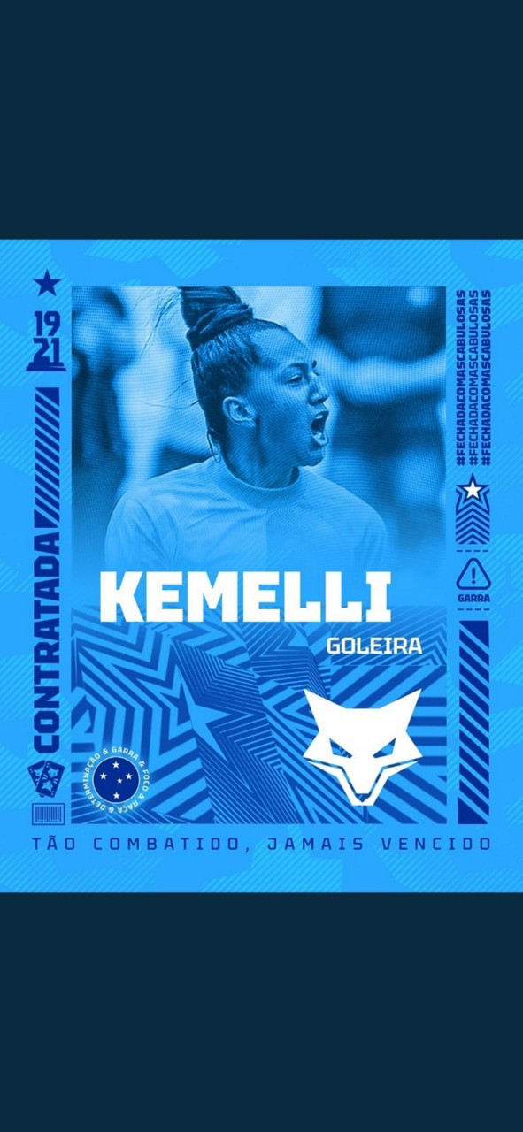 Ex-goleira do Corinthians, Kemelli, de 23 anos, foi confirmada como novo reforço do Cruzeiro