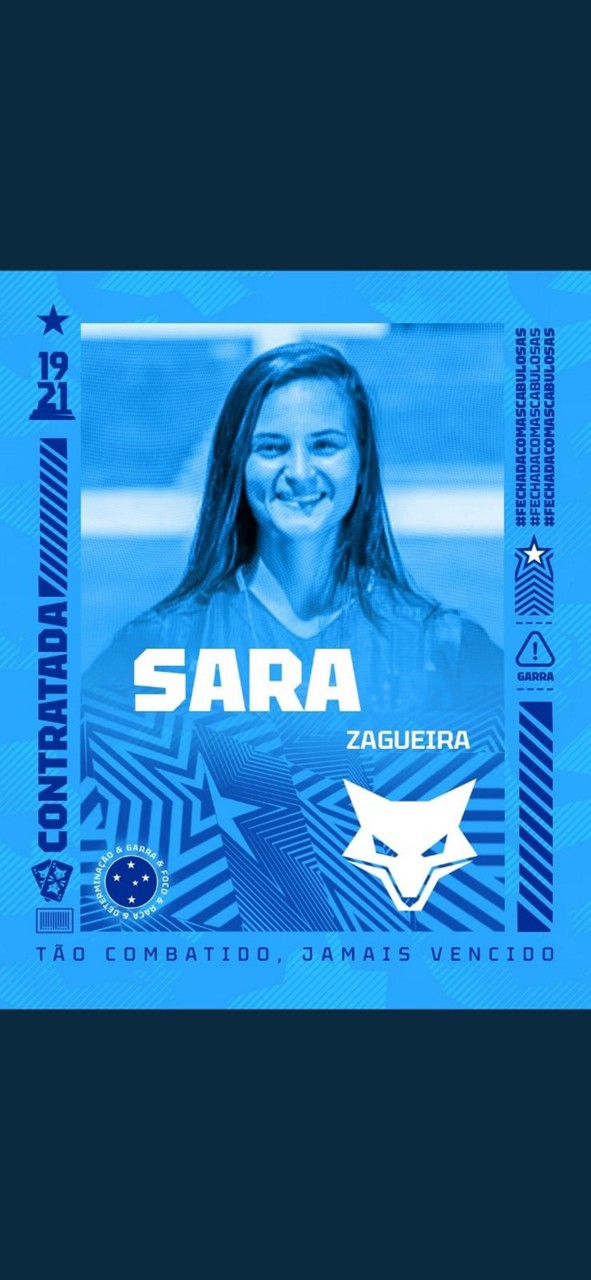 Zagueira Sara, de 22 anos, ex-jogadora do São José, é novo reforço das Cabulosas