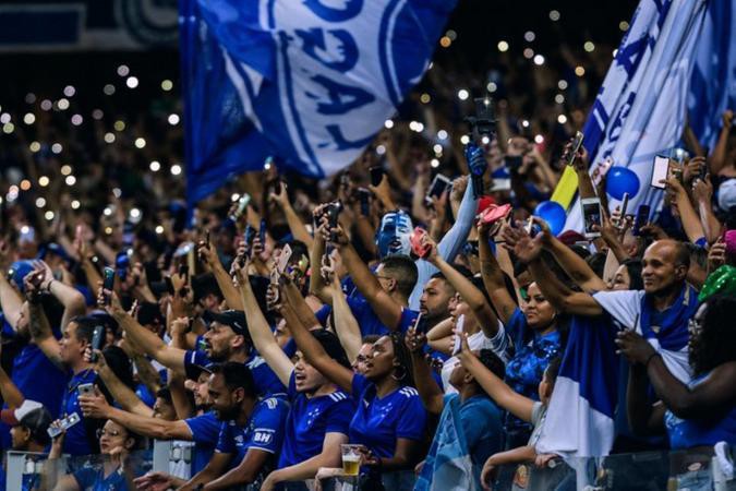 Torcedores do Cruzeiro no Mineirão