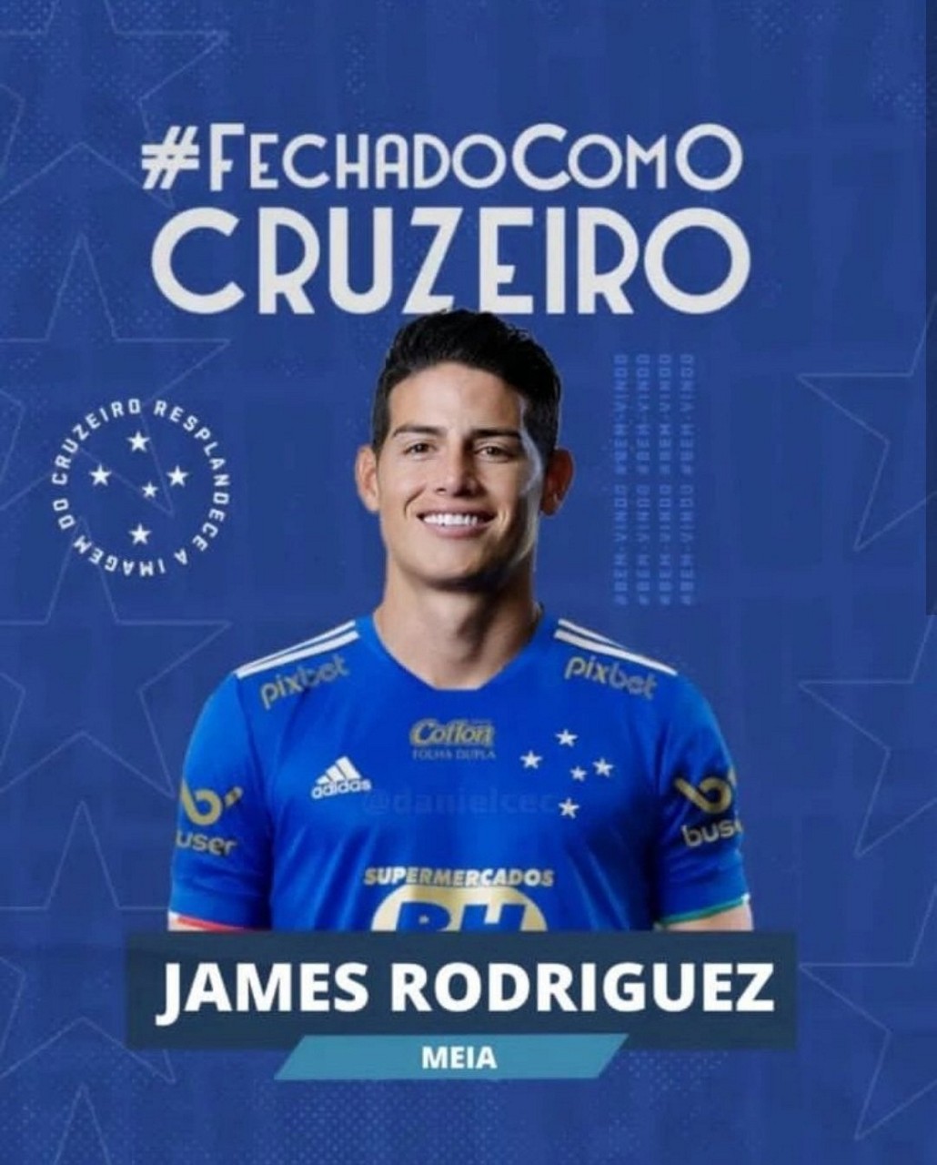 Torcedor fez até memes para pedir a Ronaldo por James Rodrígues no Cruzeiro