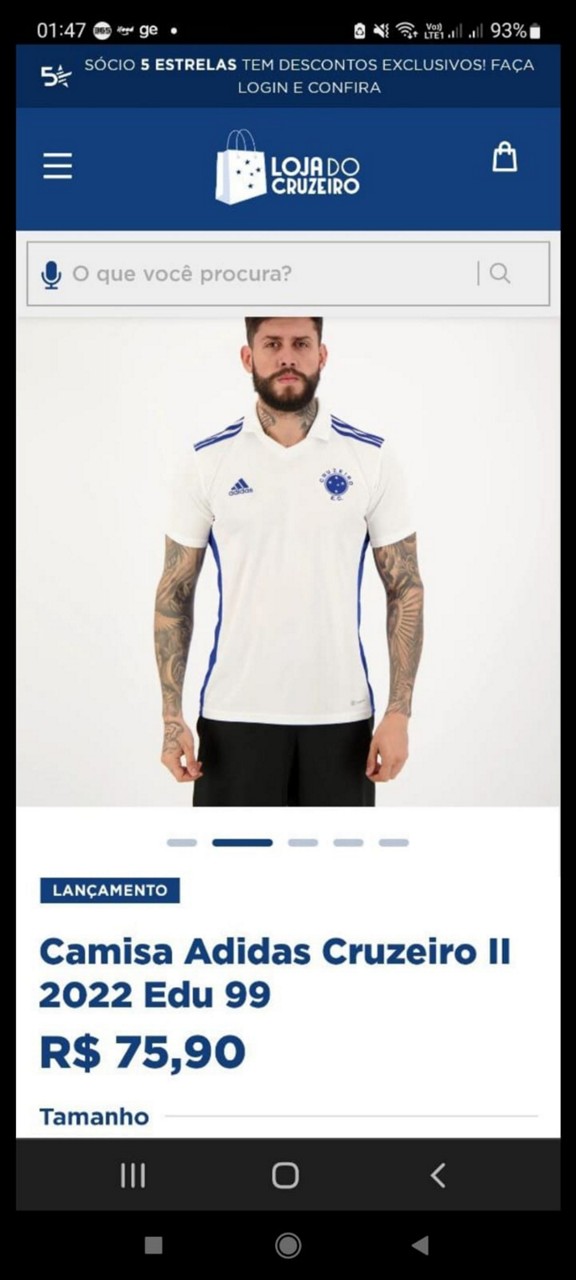 camisa cruzeiro valor baixojfif