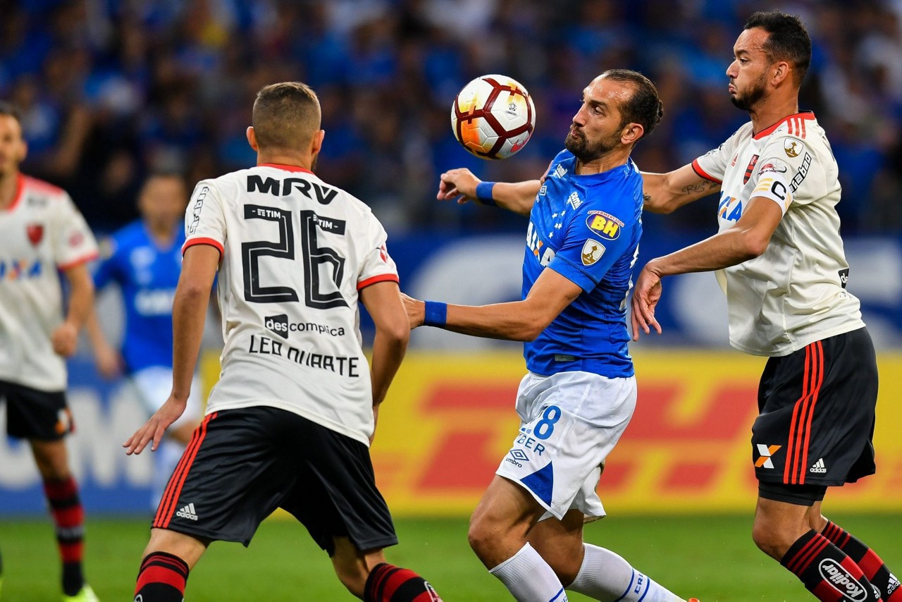 Esportes - Belo Horizonte - Minas Gerais
Copa Libertadores da America segundo jogo das oitavas de finais entre Cruzeiro x Flamengo no estÃ¡dio do Mineirao 

Foto: Uarlen Valerio / O Tempo 29/082018