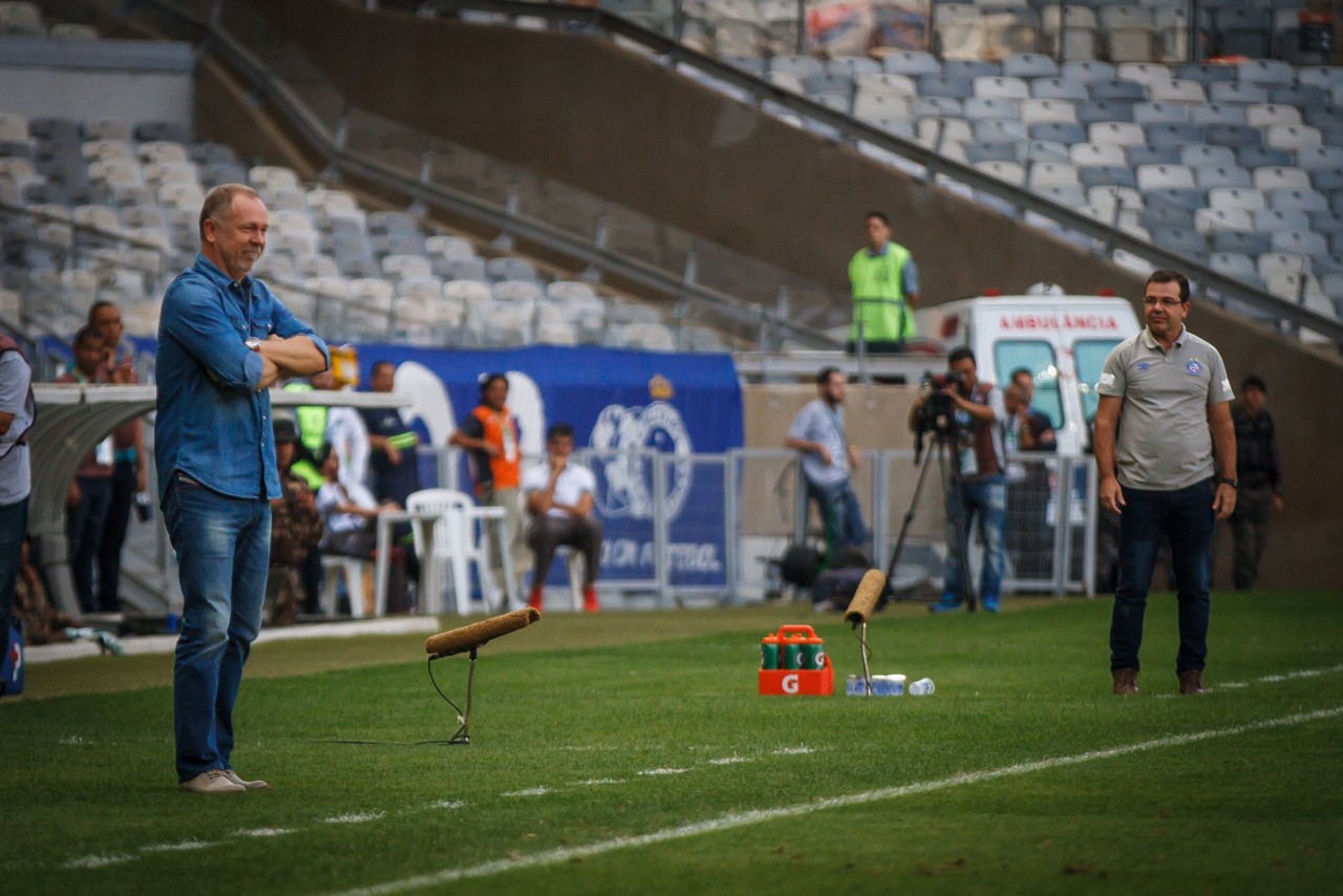 Mano Menezes criticou a atuação do Cruzeiro contra o Bahia