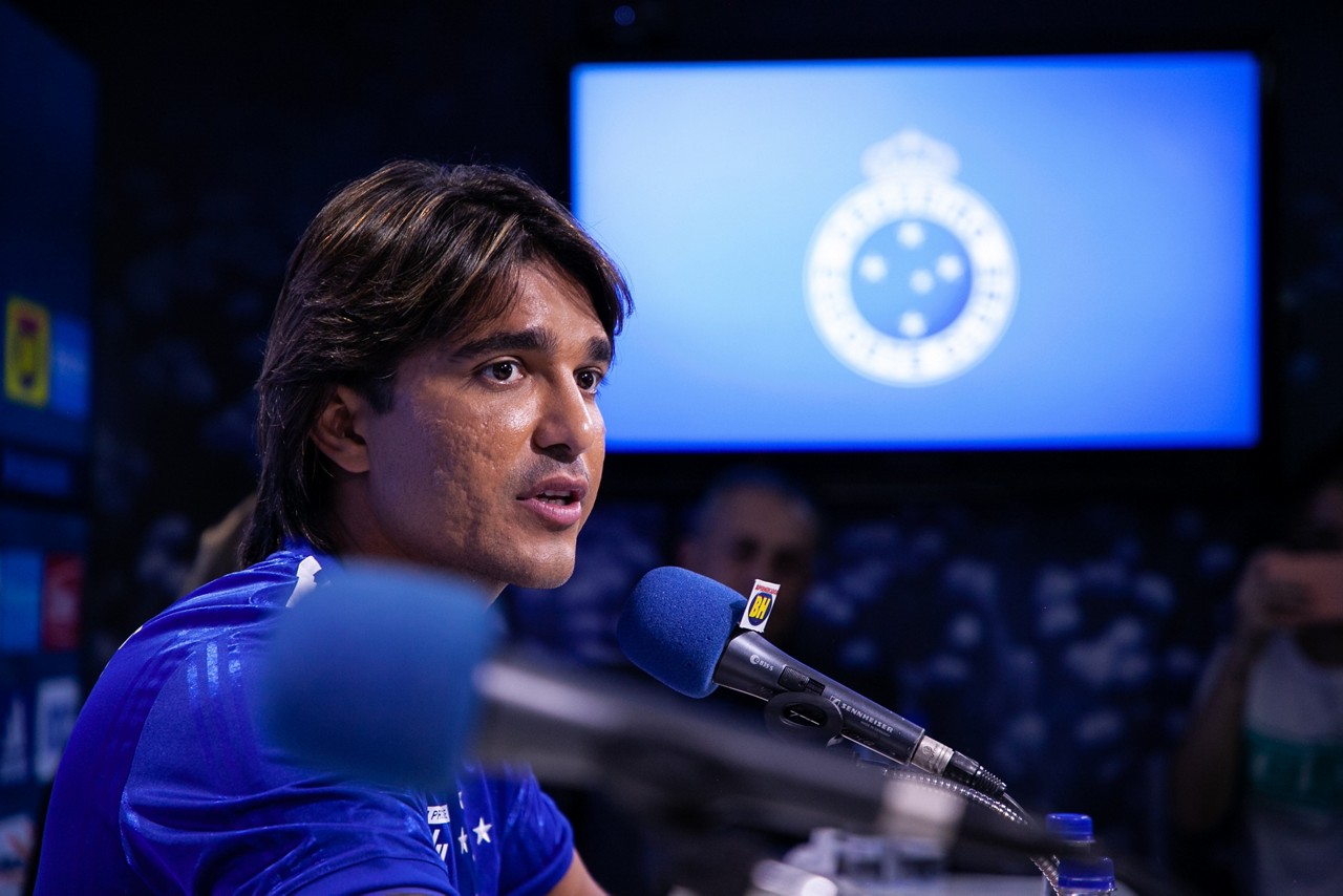 Marcelo Moreno foi apresentado nesta tarde na Toca II