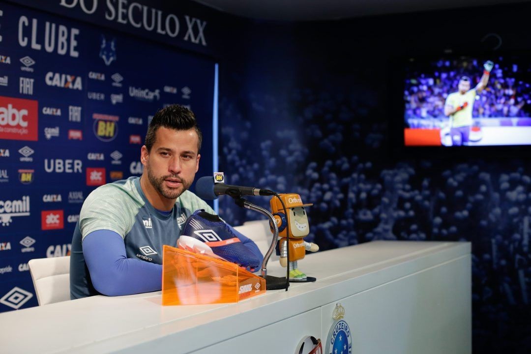 ESPORTES  - DO DIA  - BELO HORIZONTE - MG  27/08/2018.

COLETIVA DO CRUZEIRO NA TOCA II 

Na foto :  FABIO

Cristiane Mattos / O Tempo