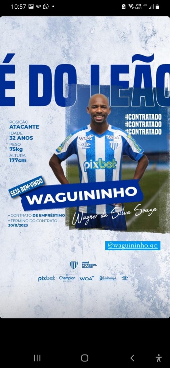 Atacante ficará emprestado até o final de 2023 ao Avaí, quando vence seu vínculo com o Cruzeiro